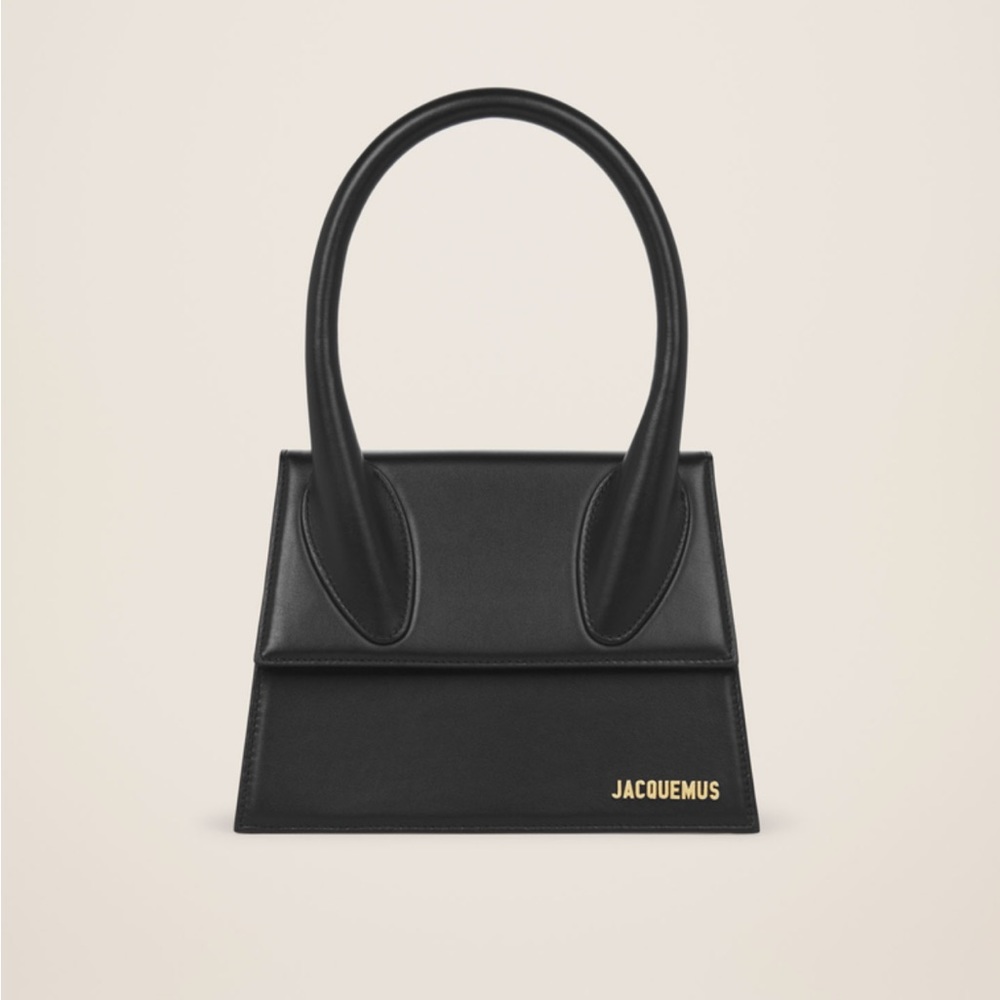 Jacquemus Black Mini Bag with Geometric Design